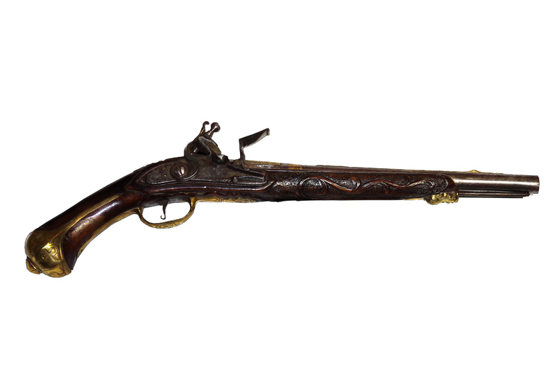 Pistolet à silex de marine
