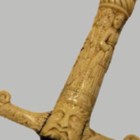 Mascaron (détail du pommeau de la dague de chasse)